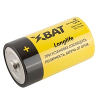 Батарейка тип D XBAT 1,5 В, 16800 мА/ч, щелочная